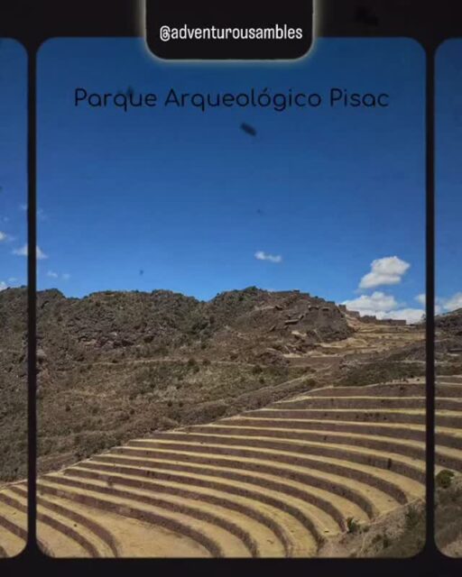 A walk through Parque Arqueológico Pisac includes breathtaking scenery. The stone path winds past sweeping agricultural terraces that ripple down the mountainside, framed by the towering peaks of the Andes. Each turn reveals a new vista from snow-dusted summits to the winding Urubamba River far below. The entire wide expanse of the Sacred Valley shimmers in the sunlight. Along the trail, you’ll encounter ceremonial temples, watchtowers, and the haunting cliffside burial holes that once held the remains of Pisac’s ancient Incan guardians. Each step truly offers a memorable view. 📍 Location: Perched above the town of Pisac, about 33 km (20 mi) from Cusco, Peru.
🕓 Hours: 7:00 AM – 6:00 PM (daily).
💰 Entry: Included with the Boleto Turístico del Cusco (partial or full ticket available).
🚗 Access: By taxi or tour from Cusco (around 45 minutes). On foot from Pisac town (a steep but scenic hike, approx. 1 hour).
⛰️ Altitude: Around 3,300 meters (10,800 feet) above sea level.
🥾 Difficulty: Moderate – uneven stone paths, stairs, and steep inclines.
🕰️ Best time to visit: Early morning or late afternoon for gentle light and quieter trails.  #adventurousambles #walkingtheworldswonders #Pisac #SacredValley #IncaRuins #PeruTravel #ExplorePeru #AndesAdventure #ArchaeologicalSite #TravelPeru #AncientPeru #CulturalJourney #peru