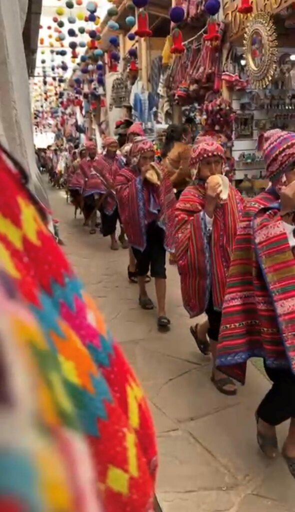 march to mass san pedro apostol pisac
