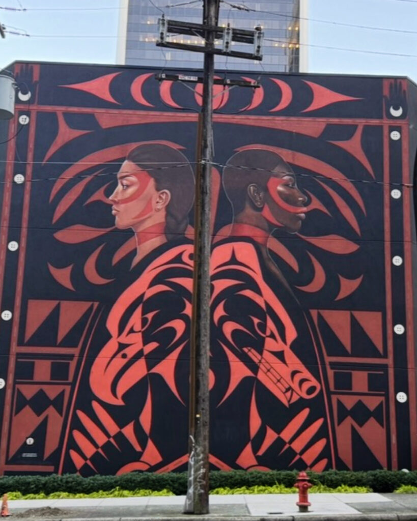 Dream Weaver Mural Downtown Vancouver