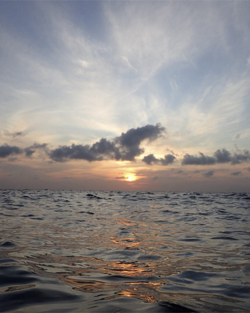 sunrise over the ocean in bali