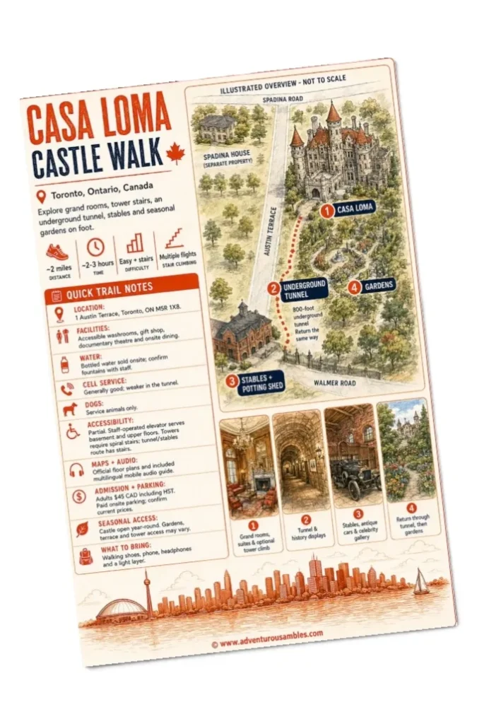 casa loma castle walk guide